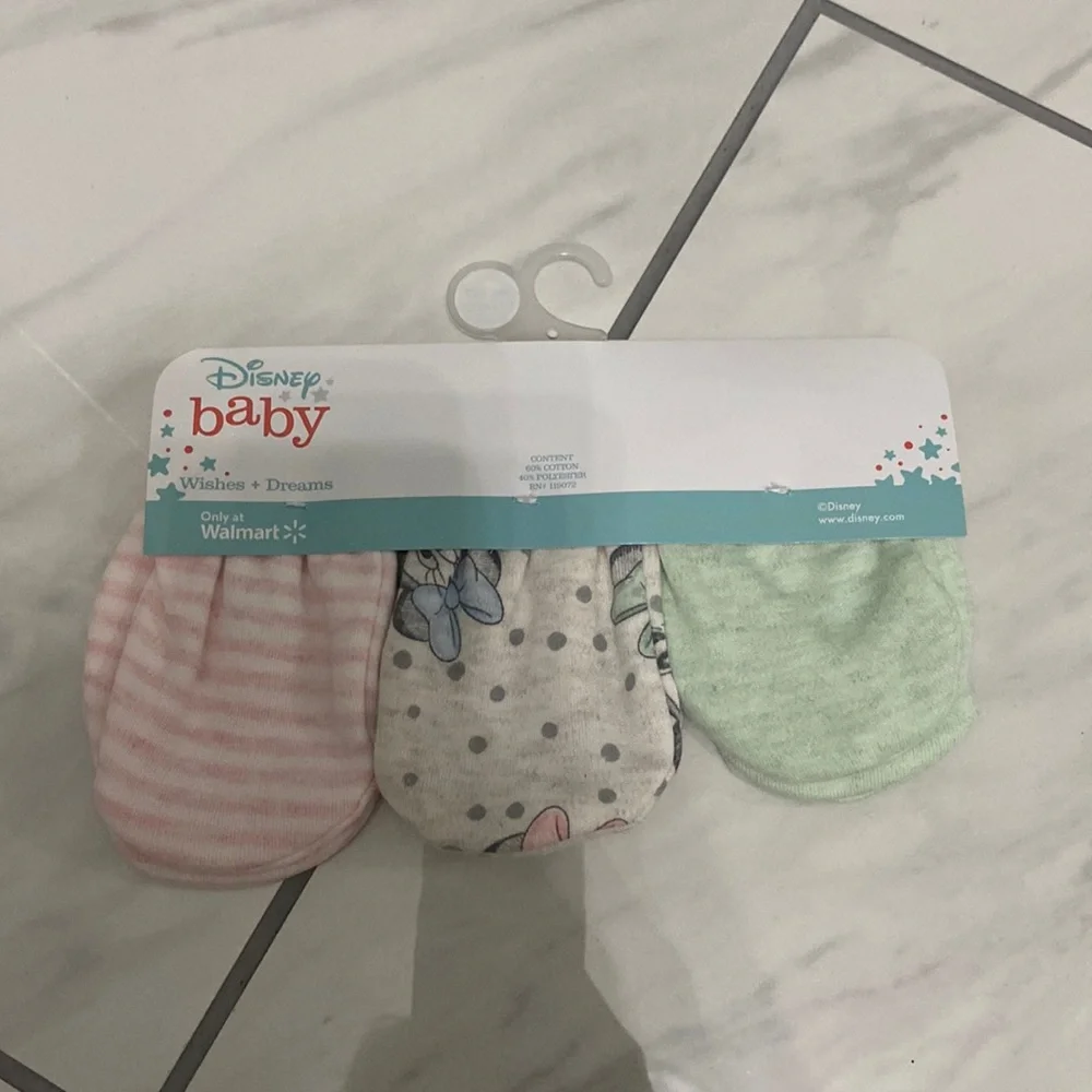 Disney baby mittens Minnie 3pack mittens